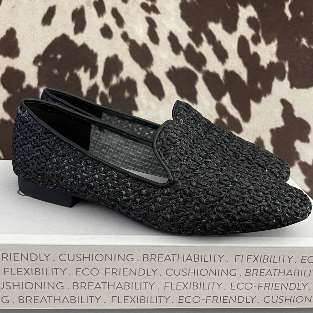 Com + Sens Gloriette Woven Black Size 7.5